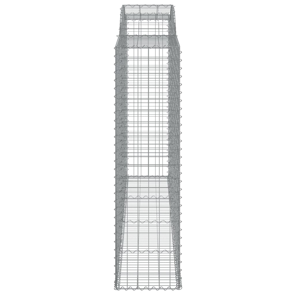Lučne gabionske košare 4 kom 300x50x180/200cm pocinčano željezo