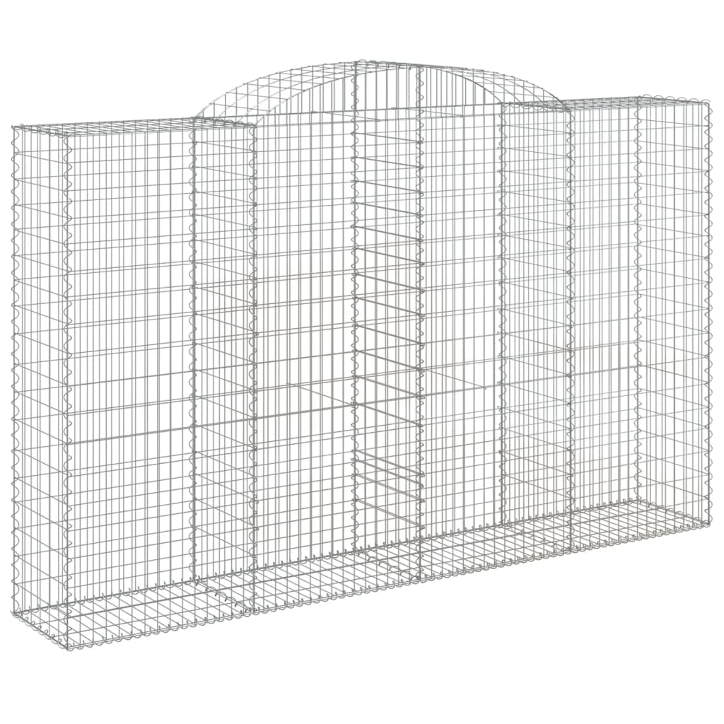 Lučne gabionske košare 6 kom 300x50x180/200cm pocinčano željezo