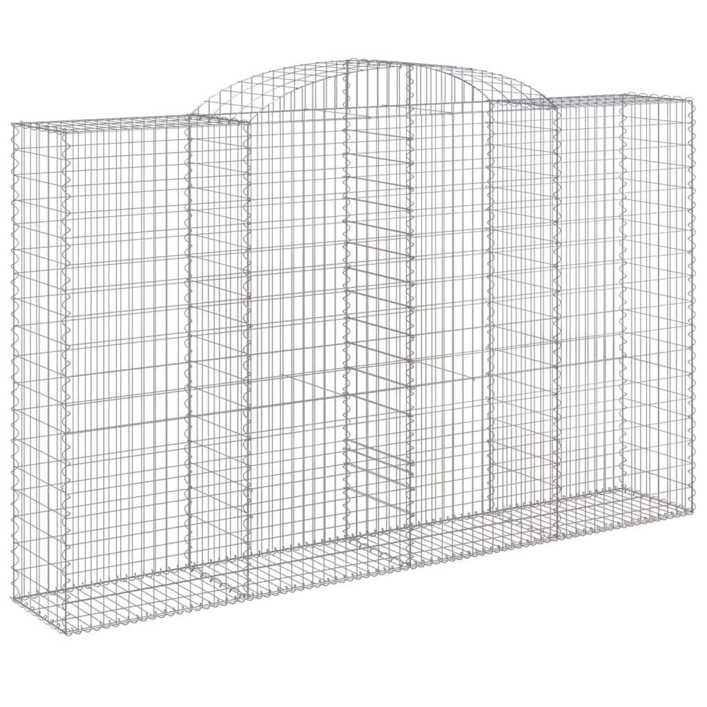 Lučne gabionske košare 9 kom 300x50x180/200cm pocinčano željezo