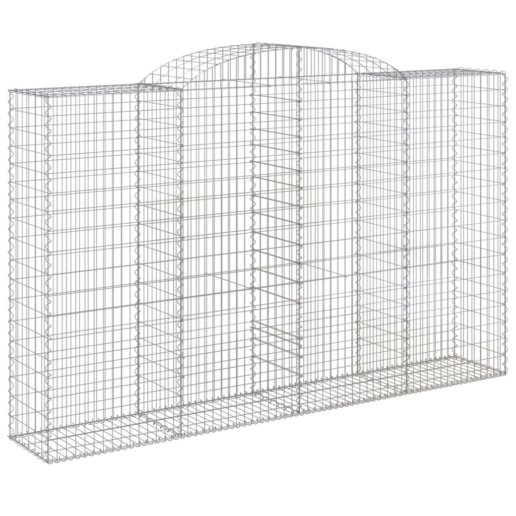 Lučne gabionske košare 13kom 300x50x180/200cm pocinčano željezo