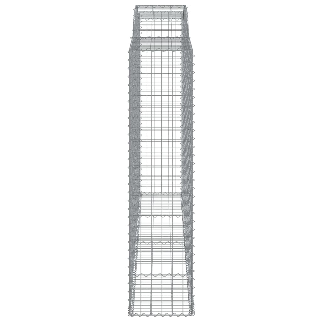 Lučne gabionske košare 4 kom 300x50x200/220cm pocinčano željezo