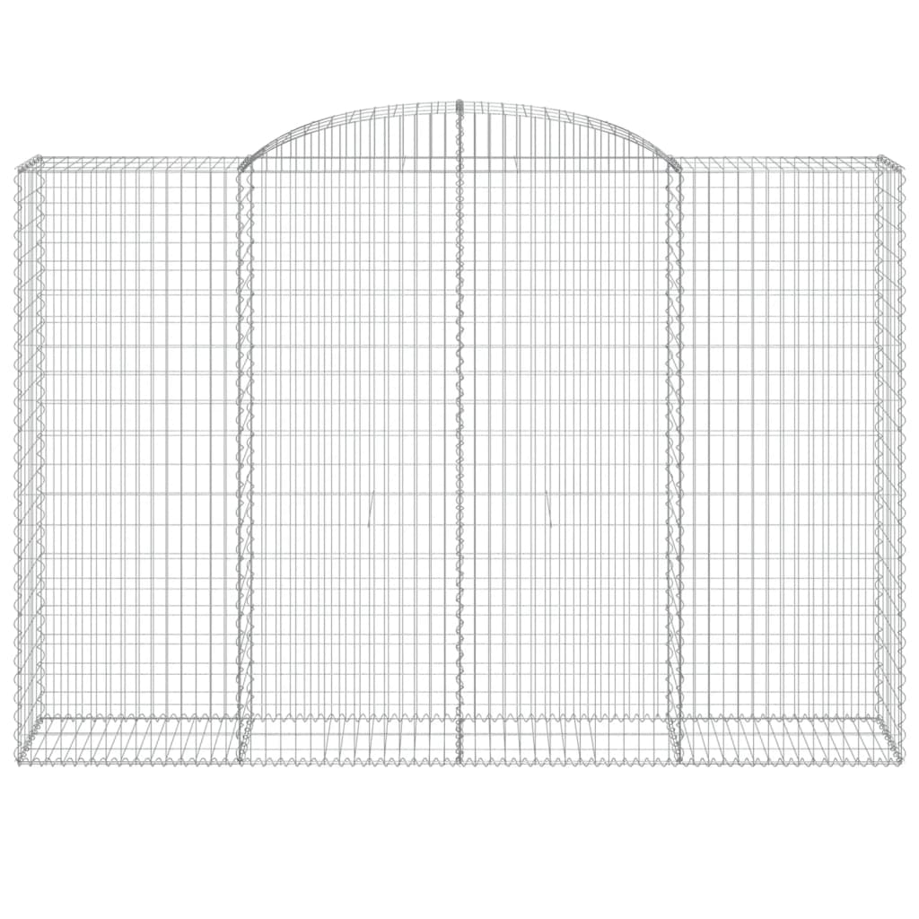 Lučne gabionske košare 6 kom 300x50x200/220cm pocinčano željezo