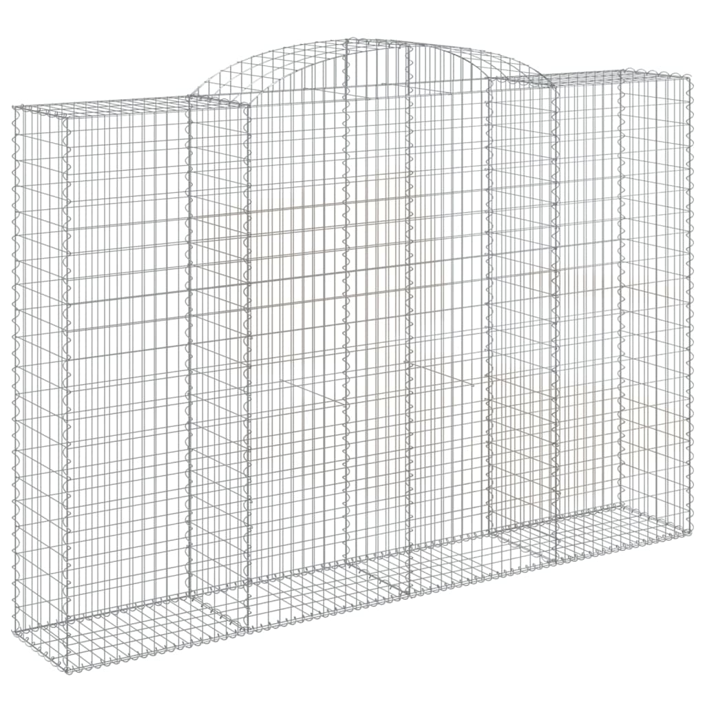 Lučne gabionske košare 9 kom 300x50x200/220cm pocinčano željezo