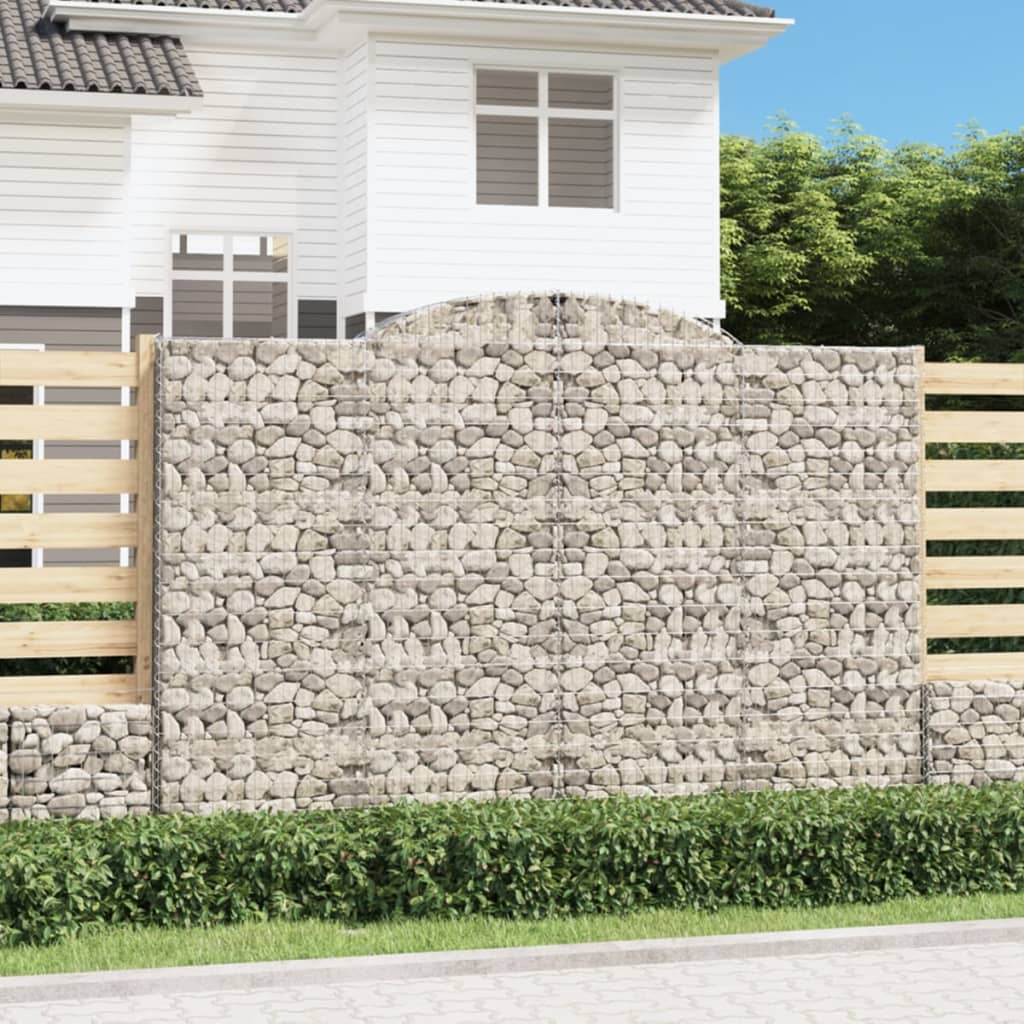 Lučne gabionske košare 9 kom 300x50x200/220cm pocinčano željezo