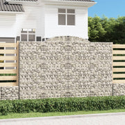 Lučne gabionske košare 9 kom 300x50x200/220cm pocinčano željezo