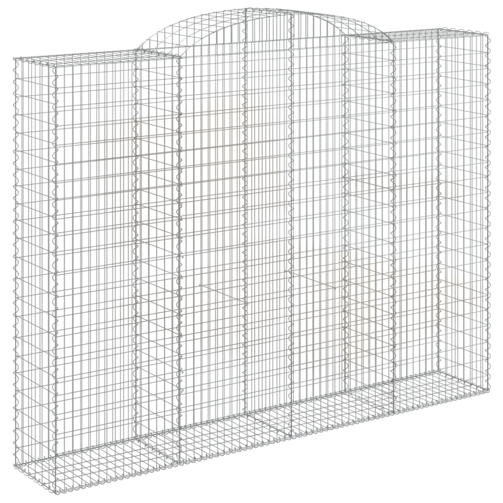Lučne gabionske košare 7 kom 300x50x220/240cm pocinčano željezo