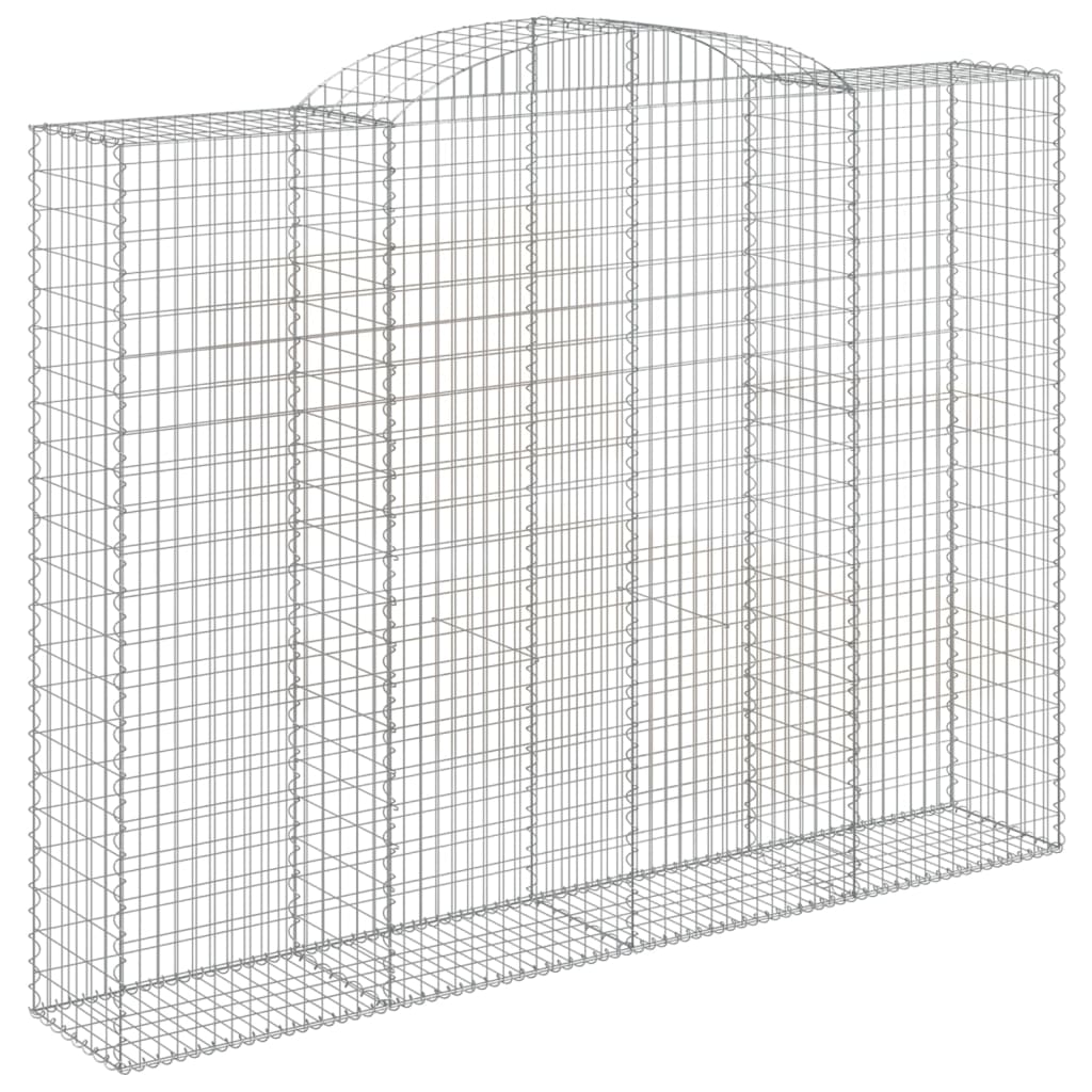 Lučne gabionske košare 11kom 300x50x220/240cm pocinčano željezo