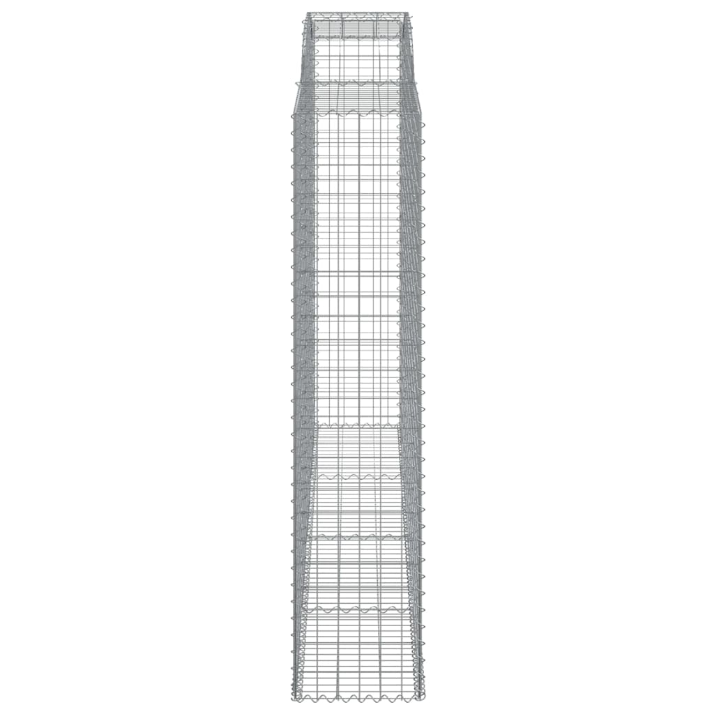 Lučne gabionske košare 12kom 300x50x220/240cm pocinčano željezo