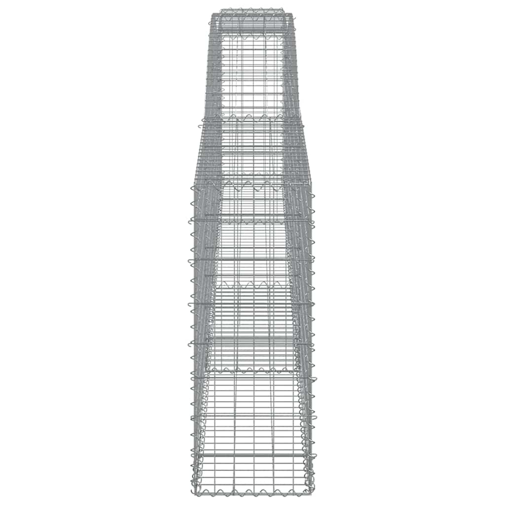 Lučne gabionske košare 20 kom 400x30x80/100cm pocinčano željezo