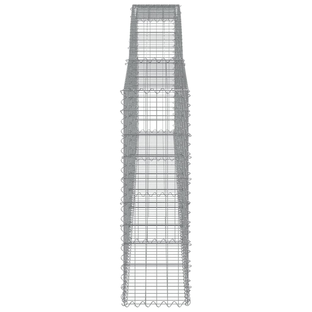 Lučne gabionske košare 6 kom 400x30x100/120cm pocinčano željezo