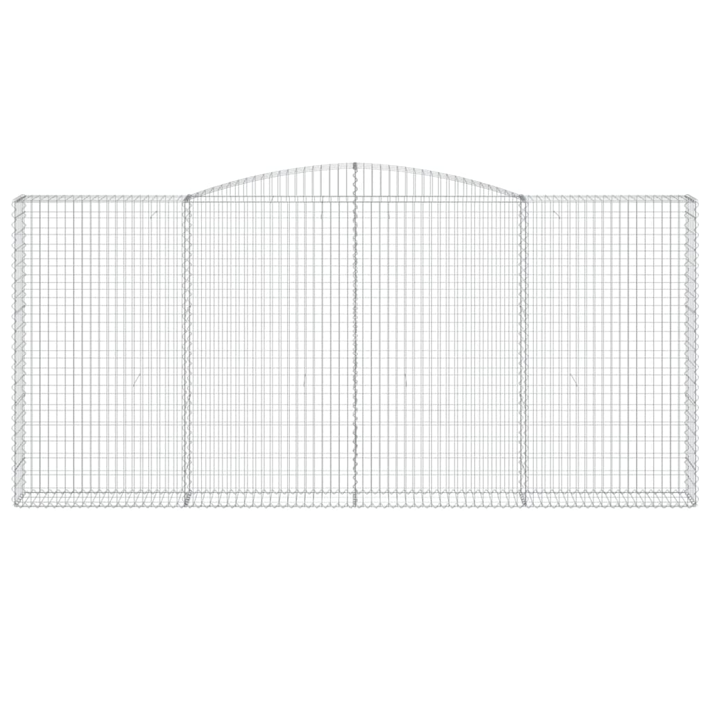 Lučne gabionske košare 3 kom 400x30x180/200cm pocinčano željezo