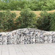 Lučne gabionske košare 7 kom 400x50x60/80 cm pocinčano željezo