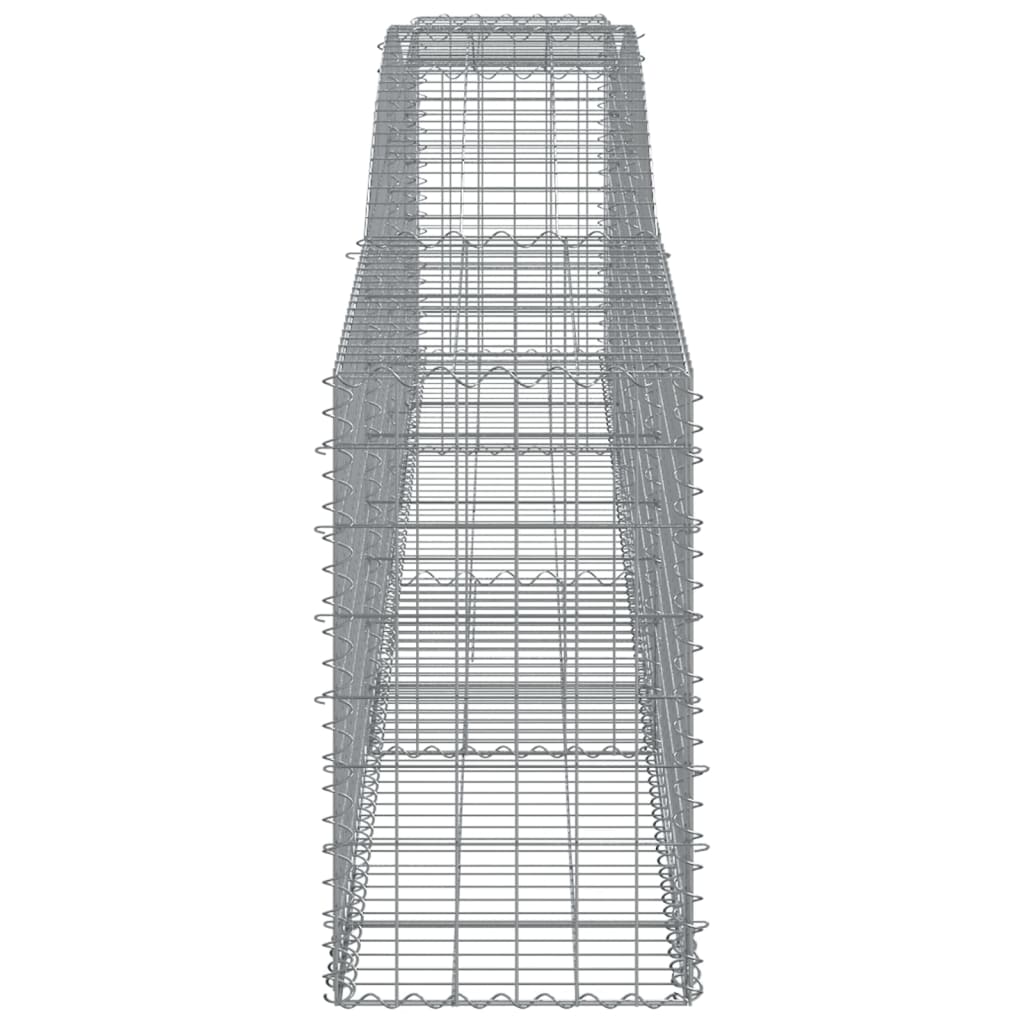 Lučne gabionske košare 25 kom 400x50x80/100cm pocinčano željezo