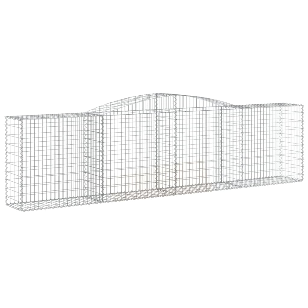Lučne gabionske košare 5 kom 400x50x100/120cm pocinčano željezo