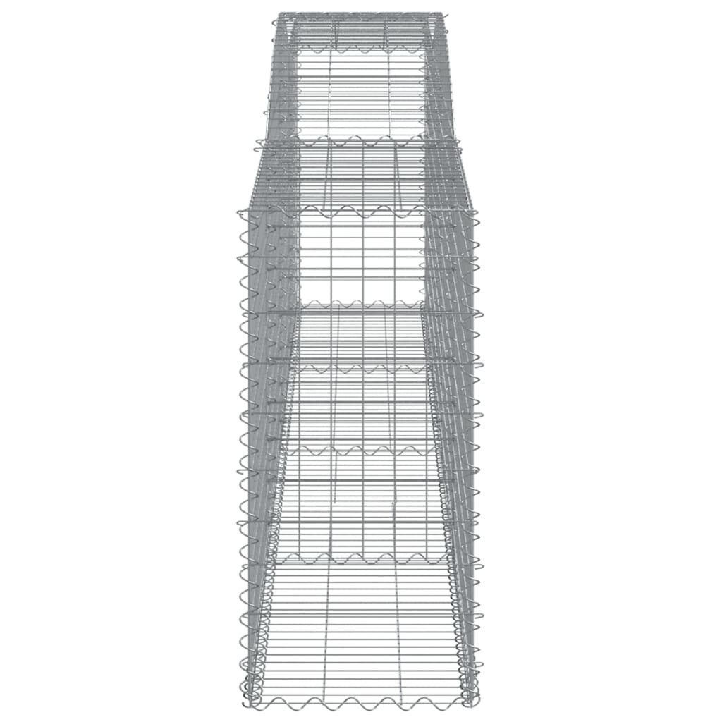 Lučne gabionske košare 5 kom 400x50x100/120cm pocinčano željezo