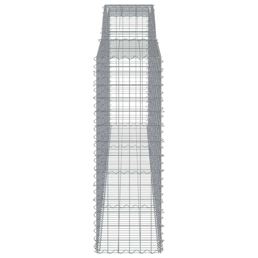 Lučne gabionske košare 3 kom 400x50x140/160cm pocinčano željezo
