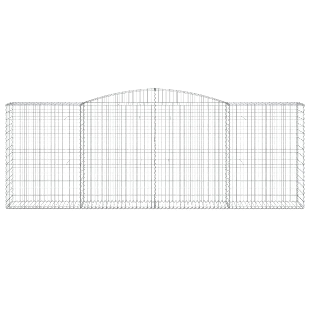 Lučne gabionske košare 20 kom 400 x 50 x 140/160 cm željezne