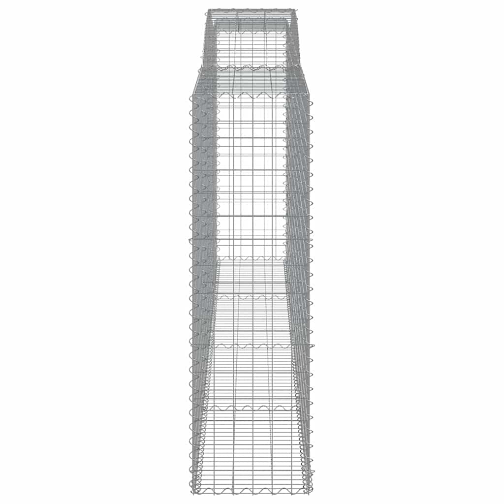 Lučne gabionske košare 25kom 400x50x160/180cm pocinčano željezo