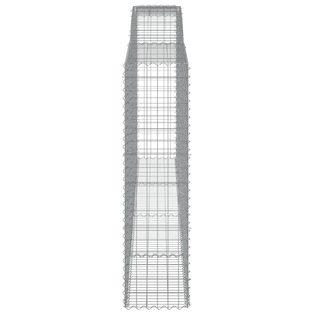 Lučne gabionske košare 4 kom 400x50x180/200cm pocinčano željezo