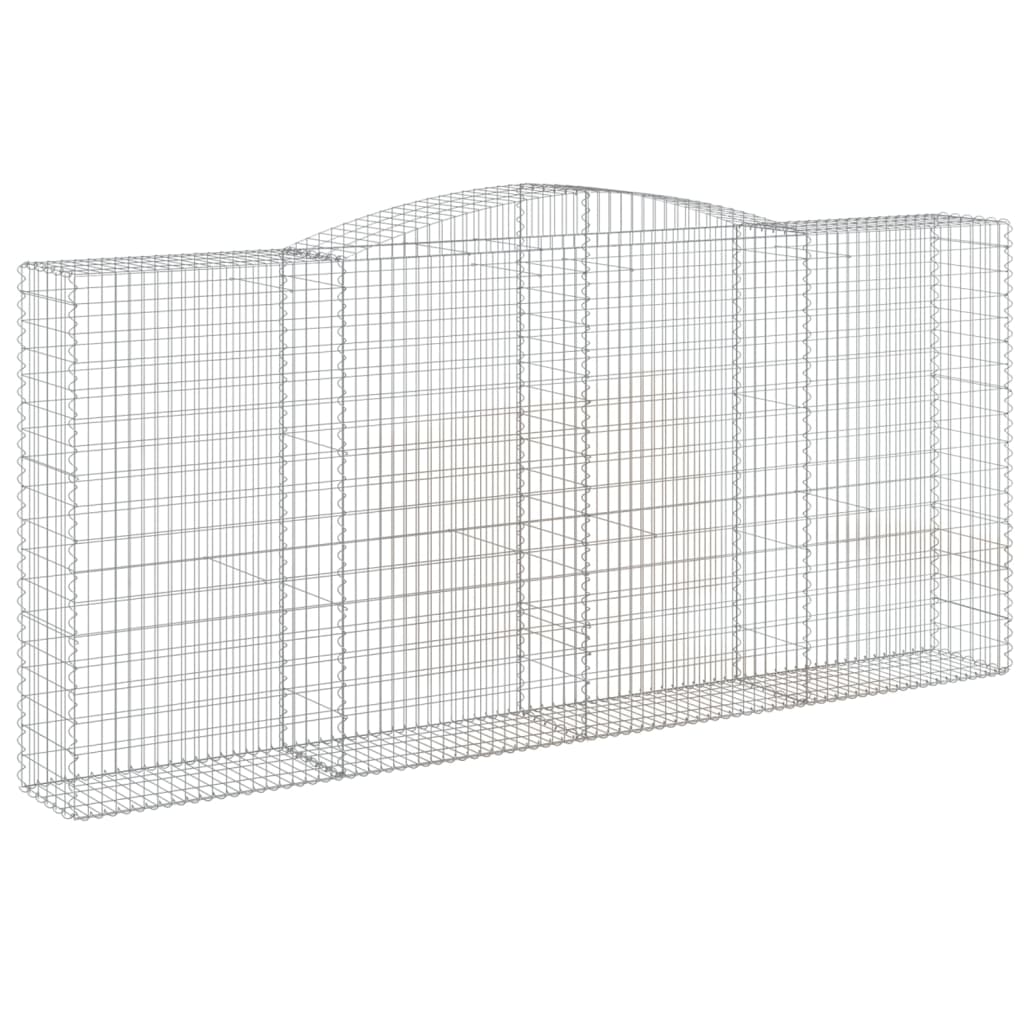 Lučne gabionske košare 5 kom 400x50x180/200cm pocinčano željezo