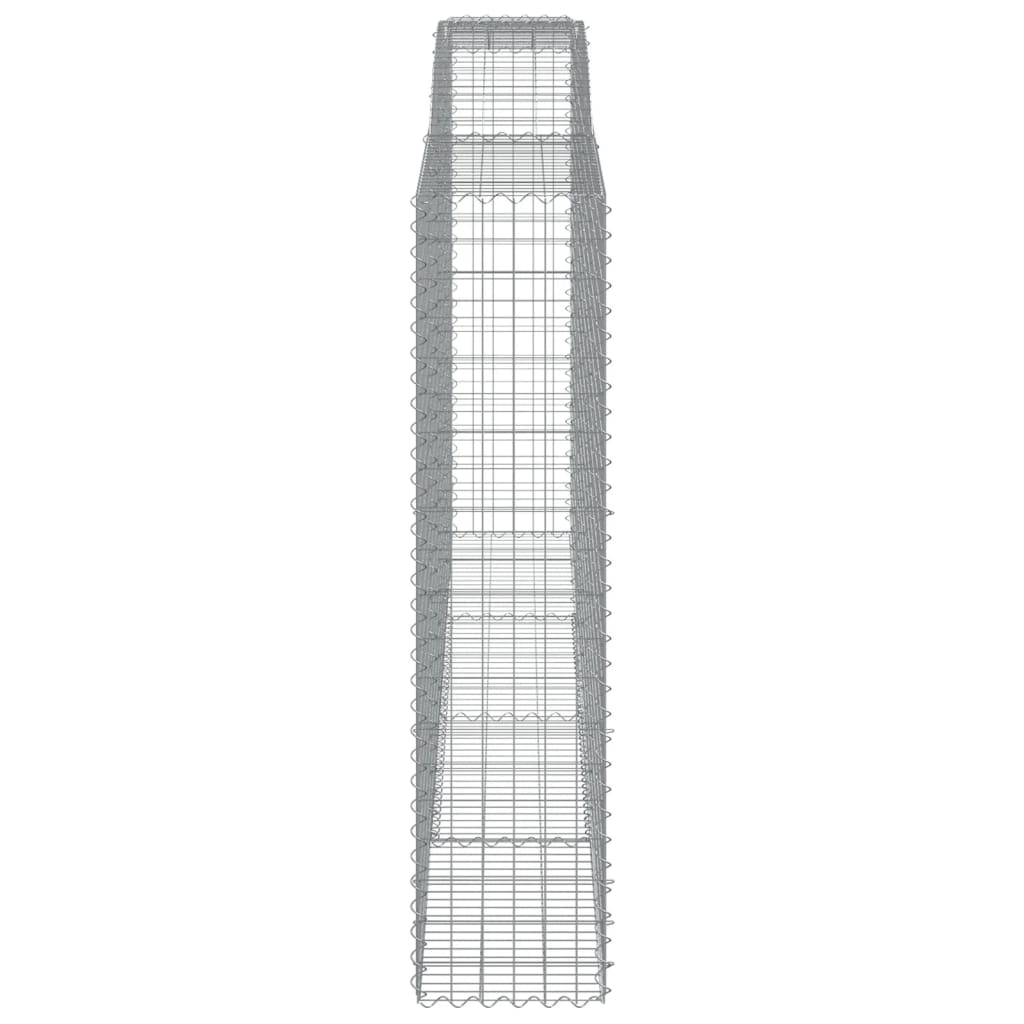 Lučne gabionske košare 5 kom 400x50x200/220cm pocinčano željezo