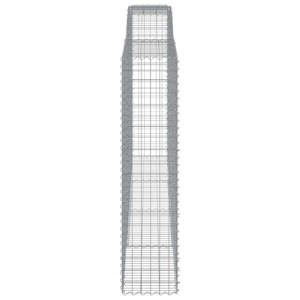 Lučne gabionske košare 7 kom 400x50x200/220cm pocinčano željezo