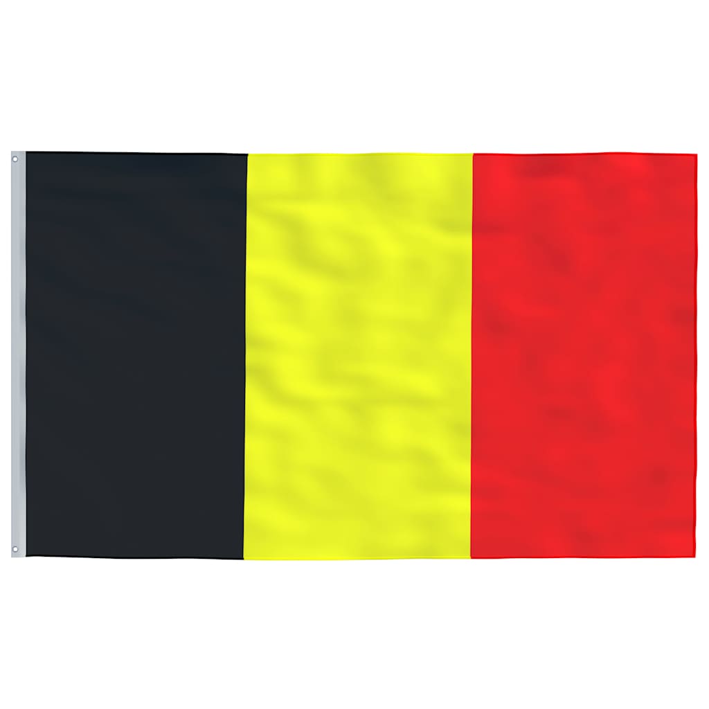 Belgijska zastava i jarbol 6,08 m aluminijski