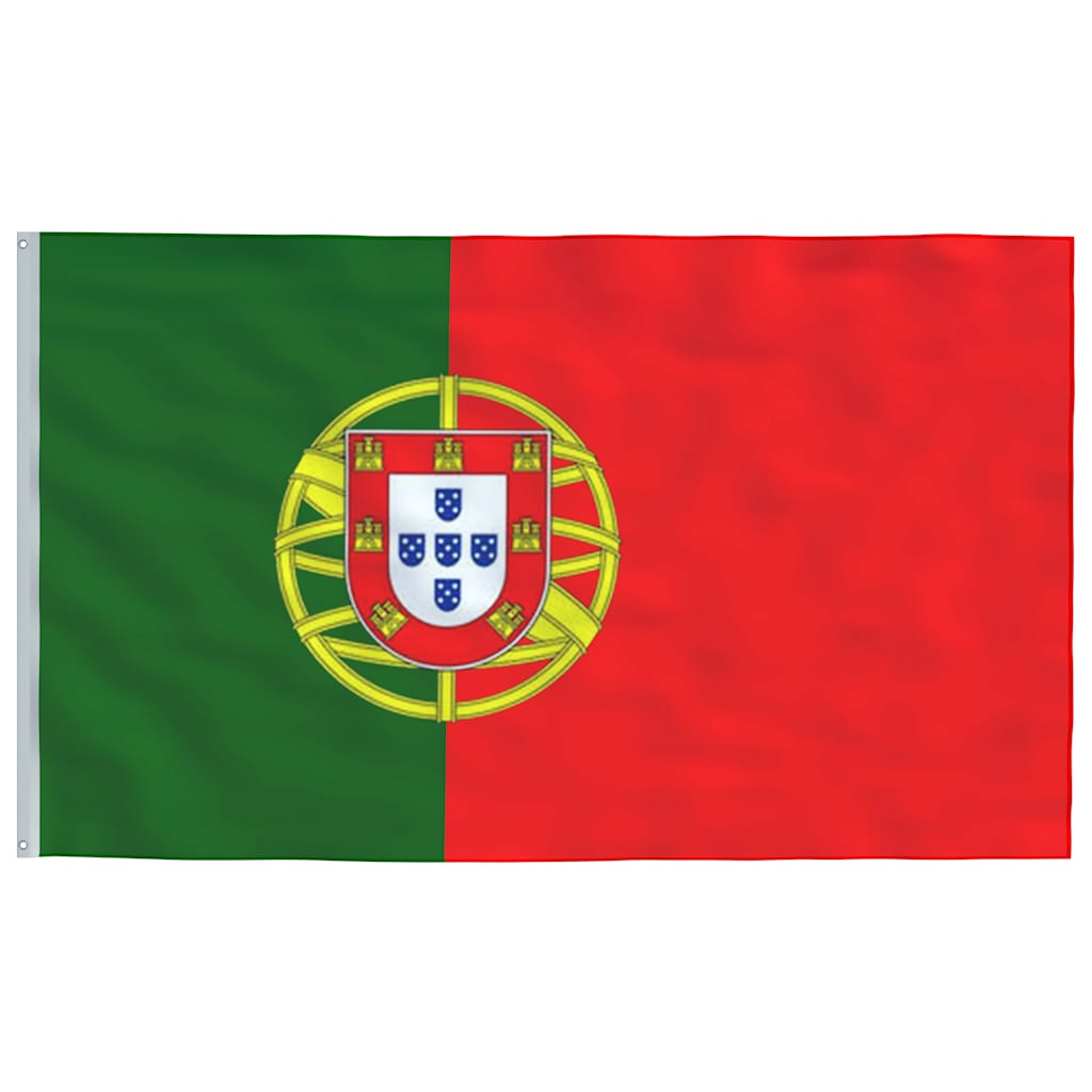 Portugalska zastava i jarbol 6,08 m aluminijski