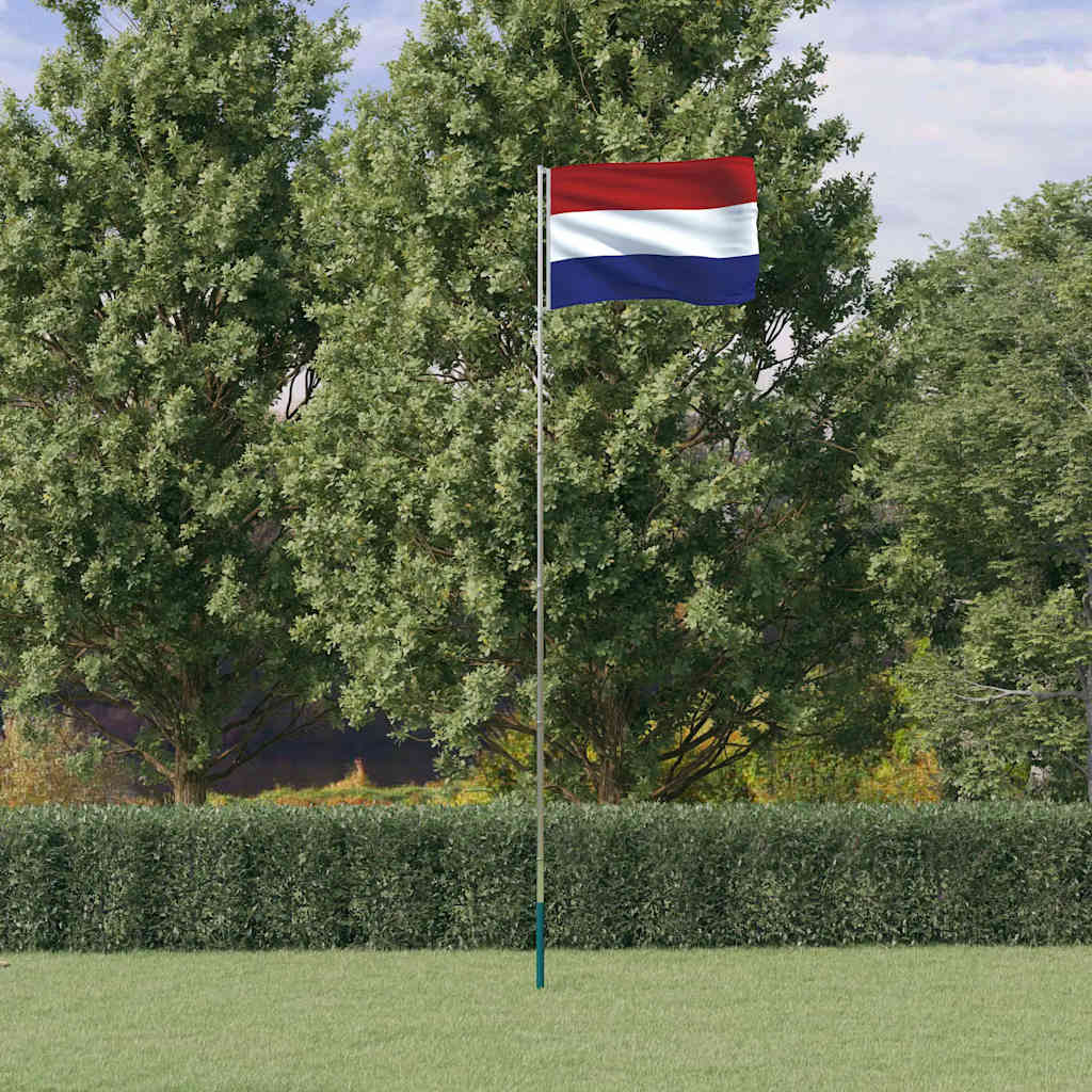 Nizozemska zastava i jarbol 5,5 m aluminijski