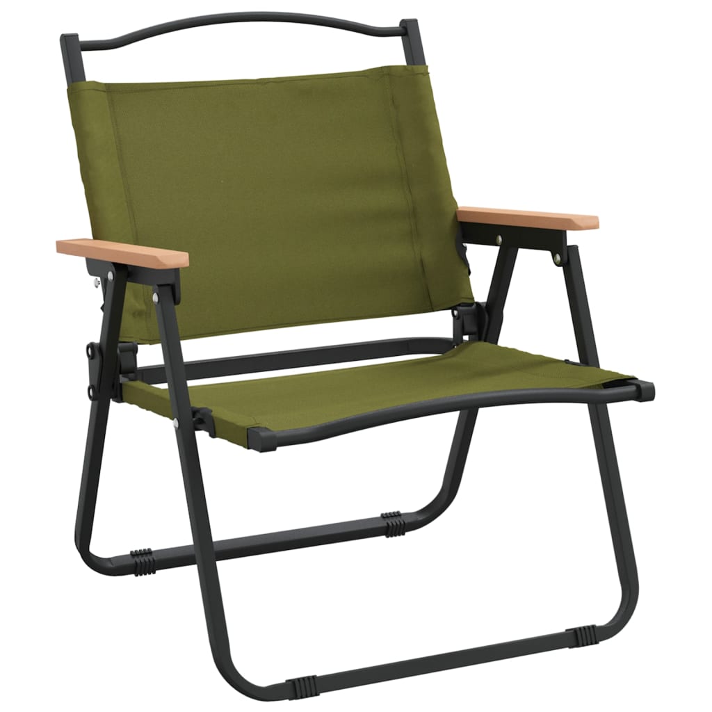 Stolice za kampiranje 2 kom zelene 54x43x59 cm tkanina Oxford