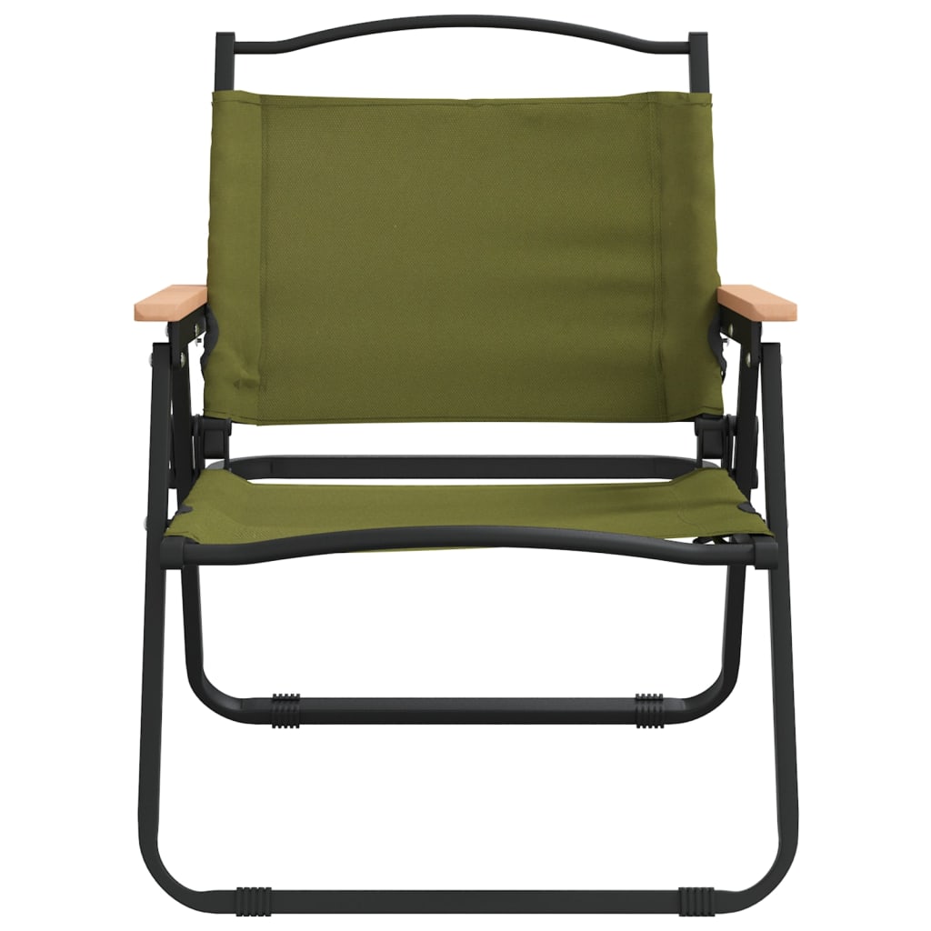 Stolice za kampiranje 2 kom zelene 54x43x59 cm tkanina Oxford
