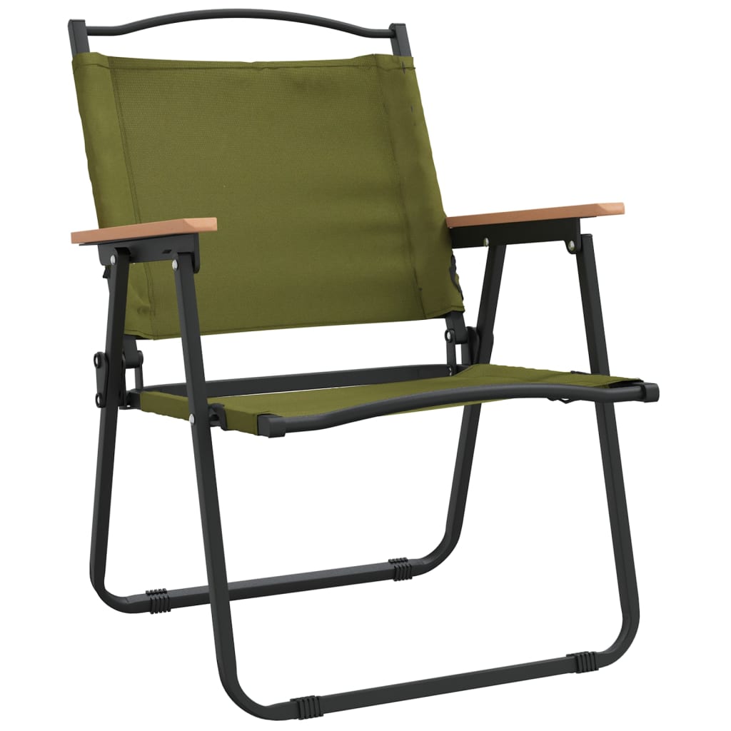 Stolice za kampiranje 2 kom zelene 54x55x78 cm tkanina Oxford