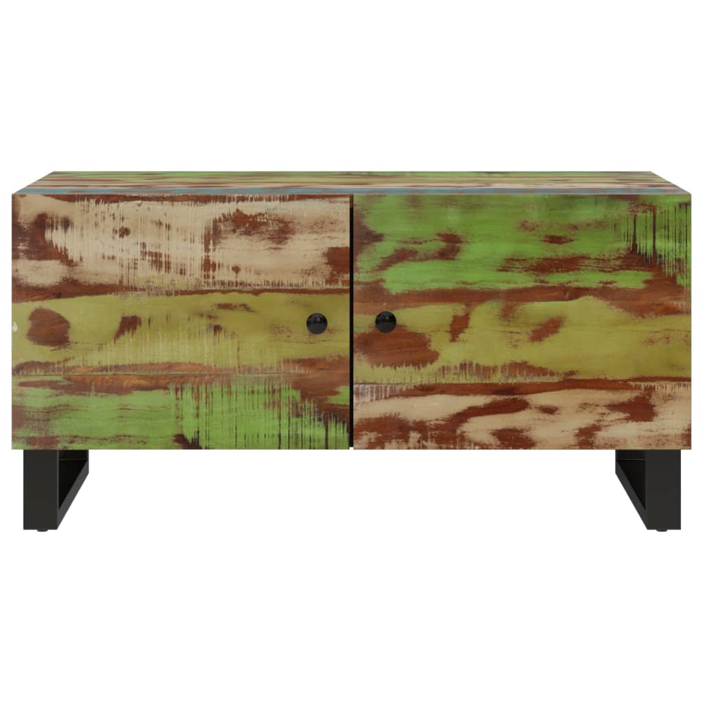 Stolić za kavu 80x50x40 cm od obnovljenog i konstruiranog drva