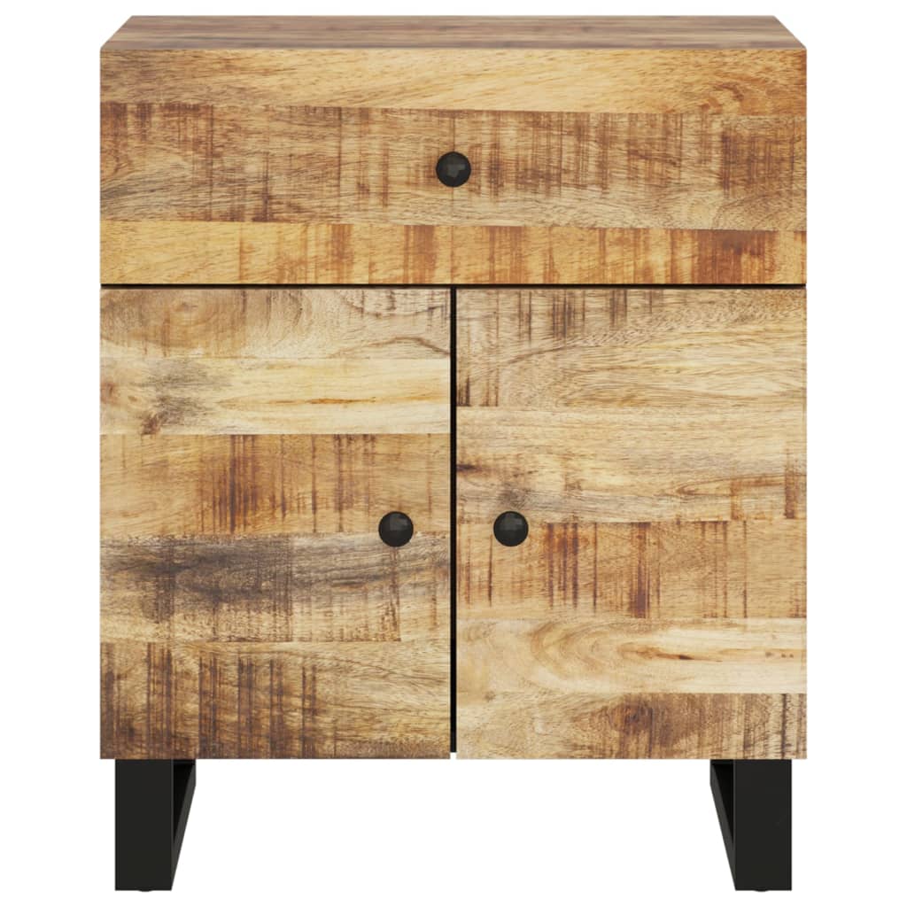 Noćni ormarić 50x33x60 masivno drvo bagrema i konstruirano drvo