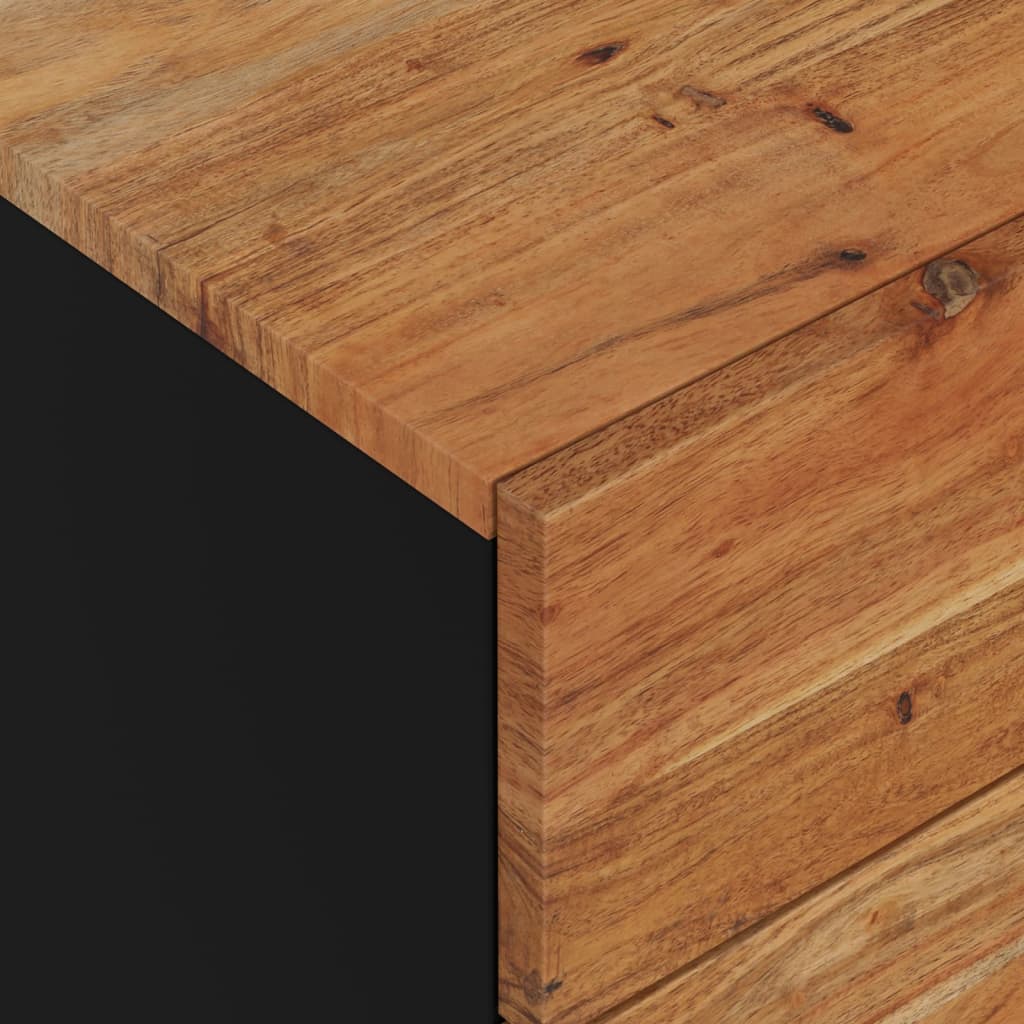 Noćni ormarić 50x33x60 masivno drvo bagrema i konstruirano drvo