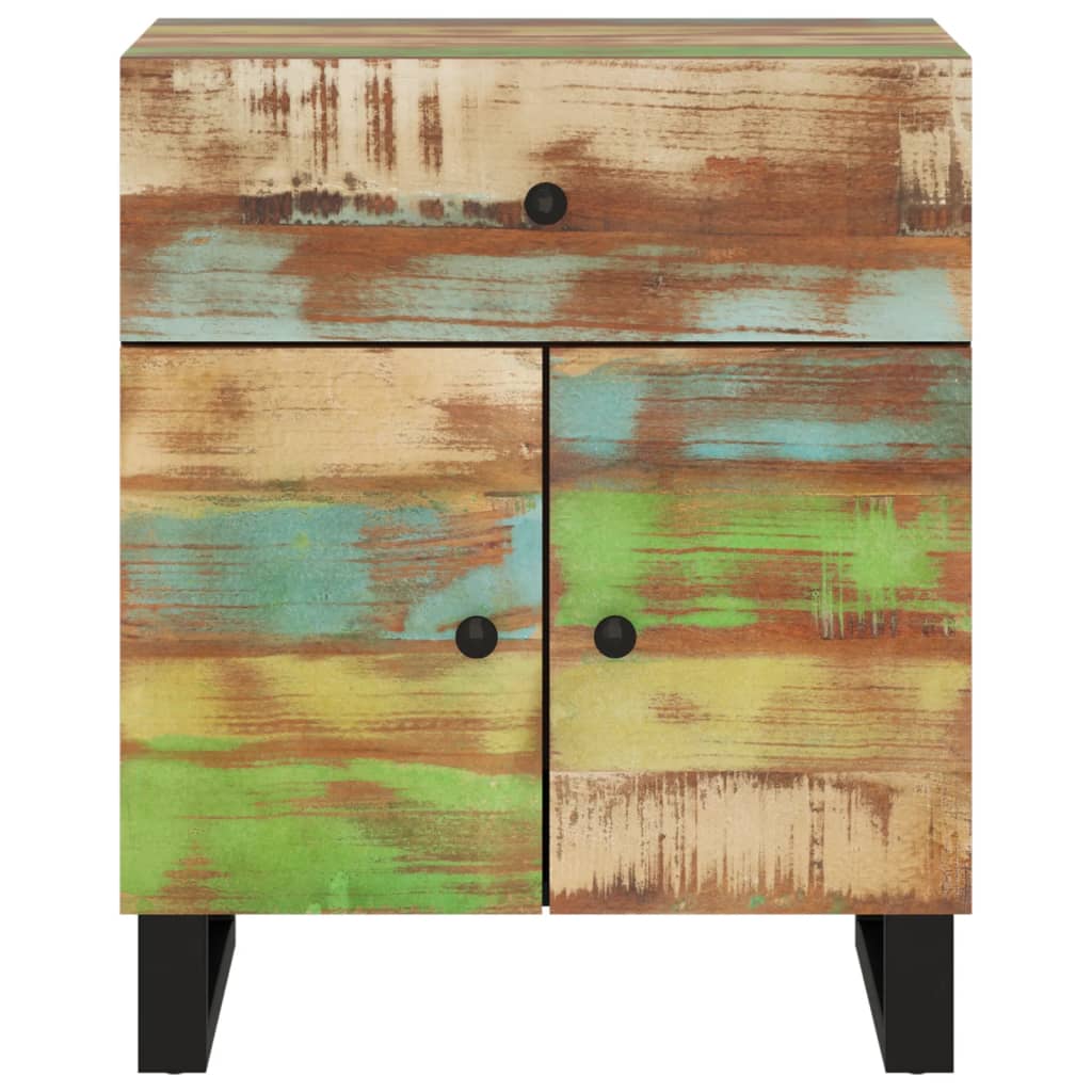 Noćni ormarić 50x33x60cm masivno obnovljeno i konstruirano drvo