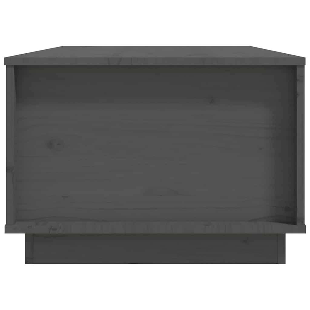 Stolić za kavu sivi 100 x 50 x 35 cm od masivne borovine