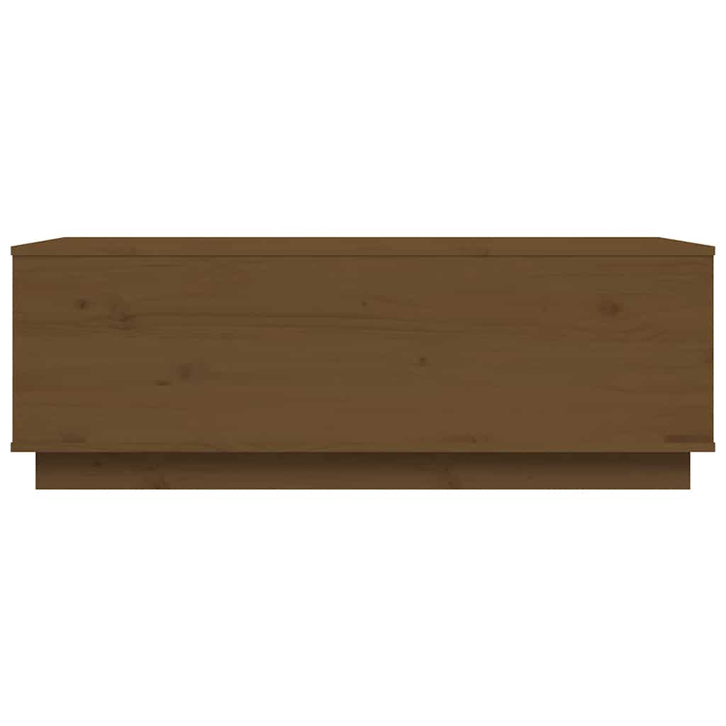 Stolić za kavu boja meda 100x50x35 cm od masivne borovine
