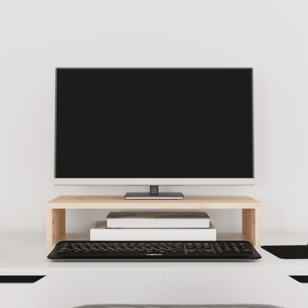 Stalak za monitor 50 x 27 x 10 cm od masivne borovine