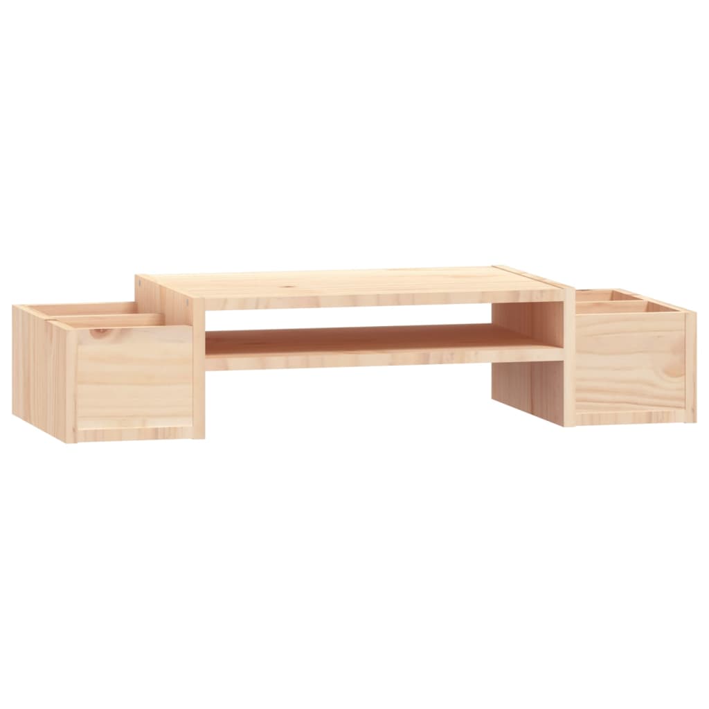 Stalak za monitor 70 x 27,5 x 15 cm od masivne borovine