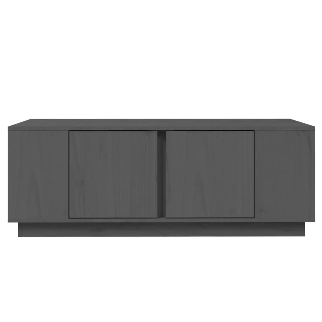 Stolić za kavu sivi 110 x 50 x 40 cm od masivne borovine