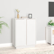 Komoda bijela 60 x 35 x 80 cm od masivne borovine