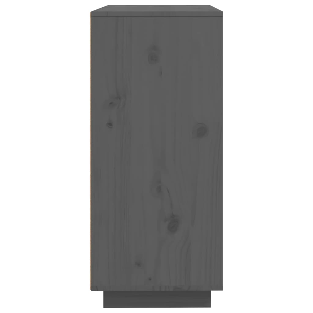 Komoda siva 60 x 35 x 80 cm od masivne borovine