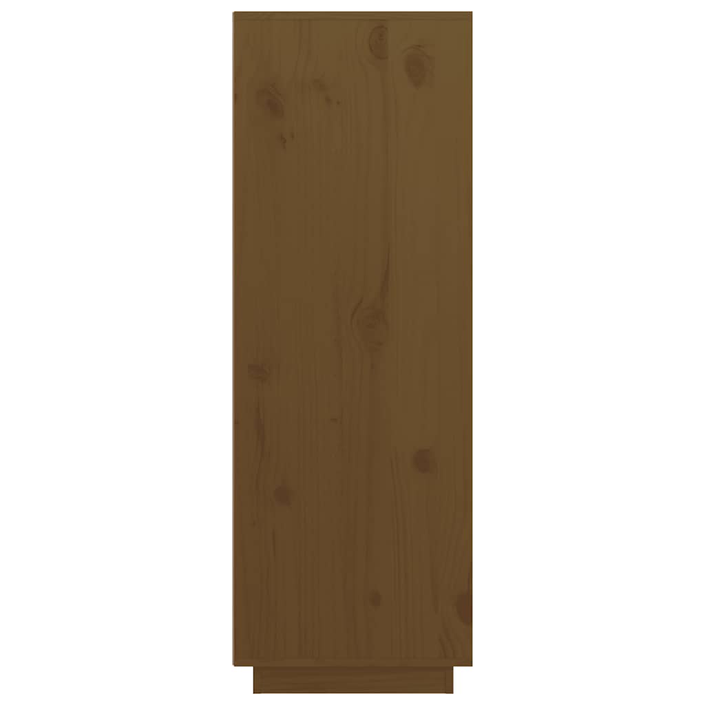 Visoka komoda boja meda 89x40x116,5 c cm od masivne borovine