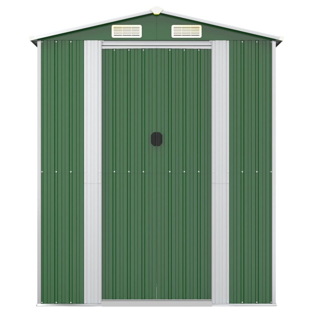 Vrtno spremište zeleno 192x440x223 cm od pocinčanog čelika