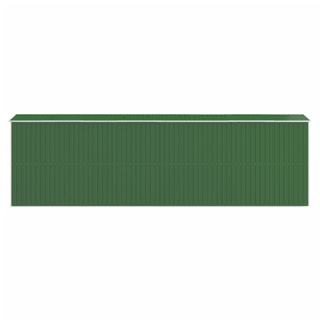 Vrtno spremište zeleno 192x689x223 cm od pocinčanog čelika