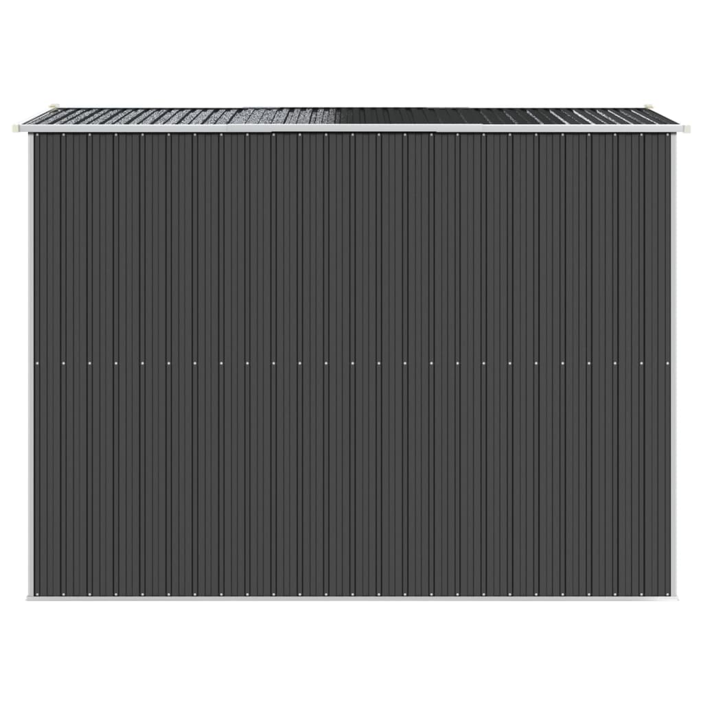 Vrtno spremište antracit 192x274x223 cm pocinčani čelik