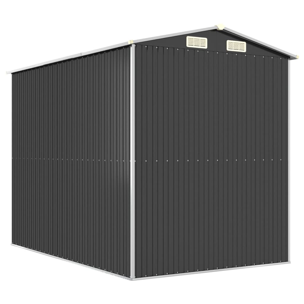 Vrtno spremište antracit 192x274x223 cm pocinčani čelik