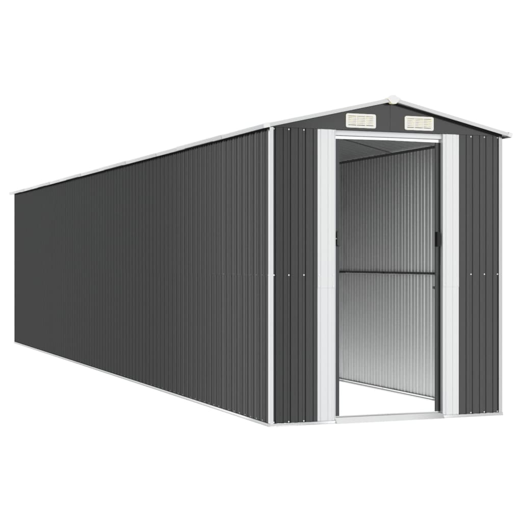 Vrtno spremište antracit 192x938x223 cm pocinčani čelik