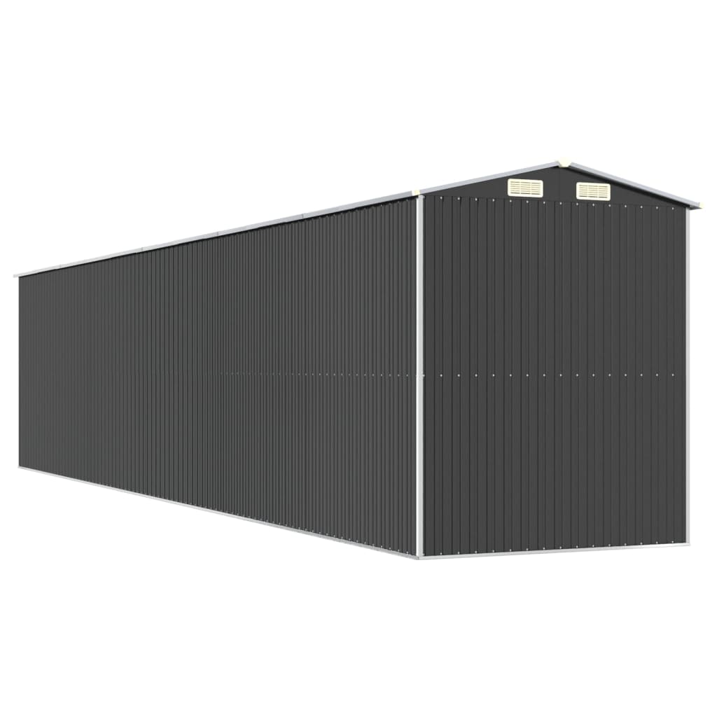 Vrtno spremište antracit 192x938x223 cm pocinčani čelik